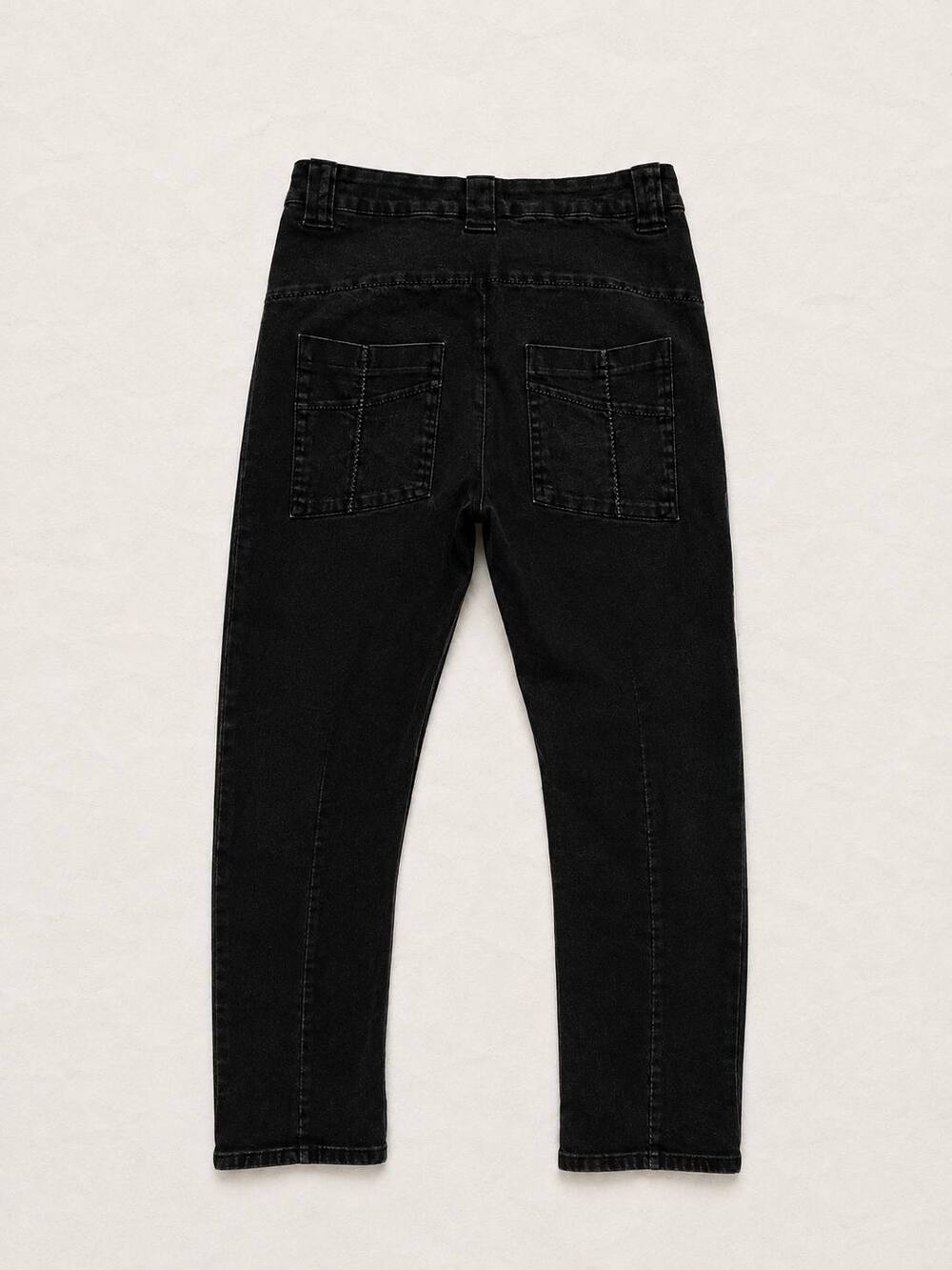 Thom Krom Tapered Stretch-Denim Jeans Opium Black XL 32 US
